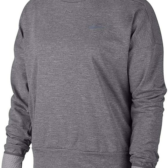 Nike Women's Thermal Element Long Sleeve Dri Fit Top Running Sweat Shirt XL - Picture 2 of 3